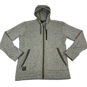 Outdoor Research Belmont Hoody Jacket Mens Large Beige Full Zip Fleece Hooded